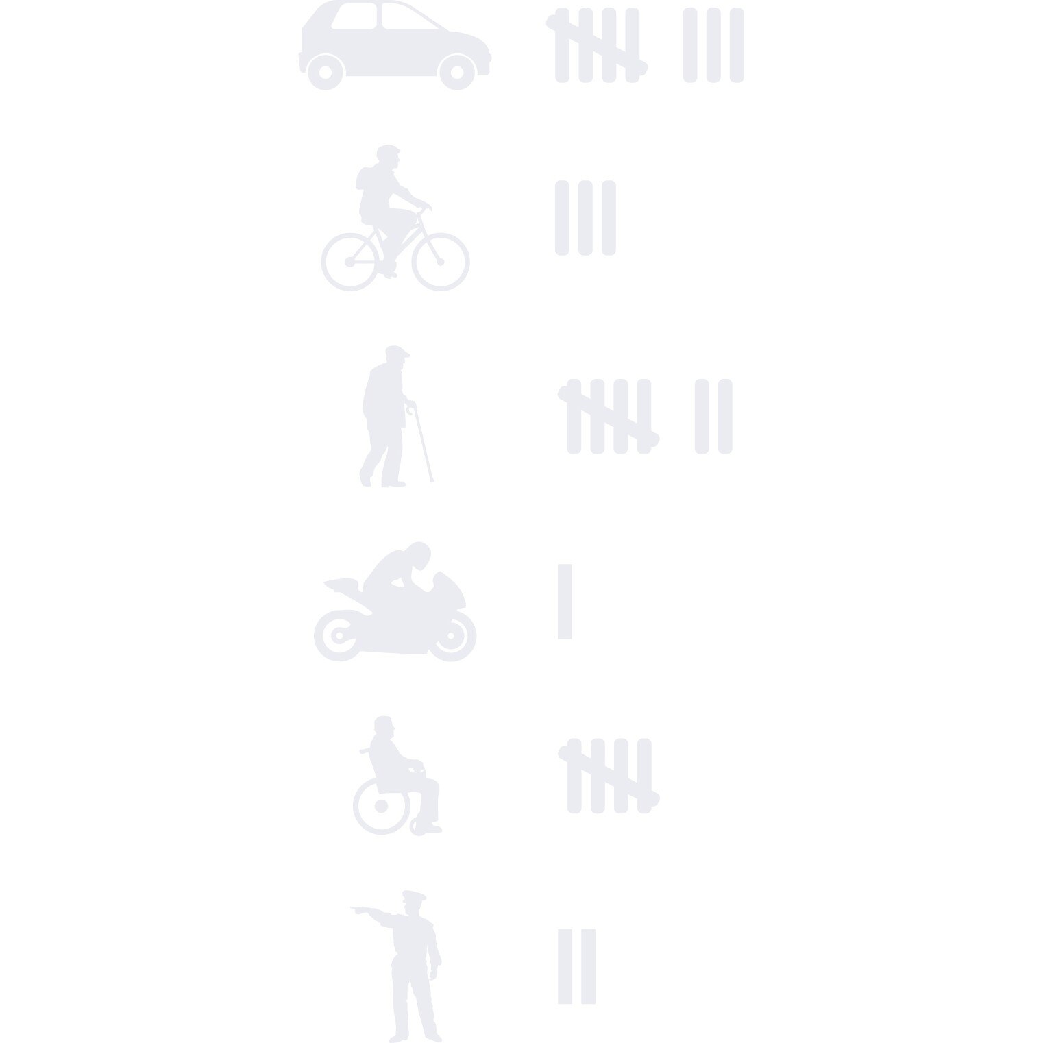 Sticker auto - Lista neagra - Alb polar - 21x50 cm